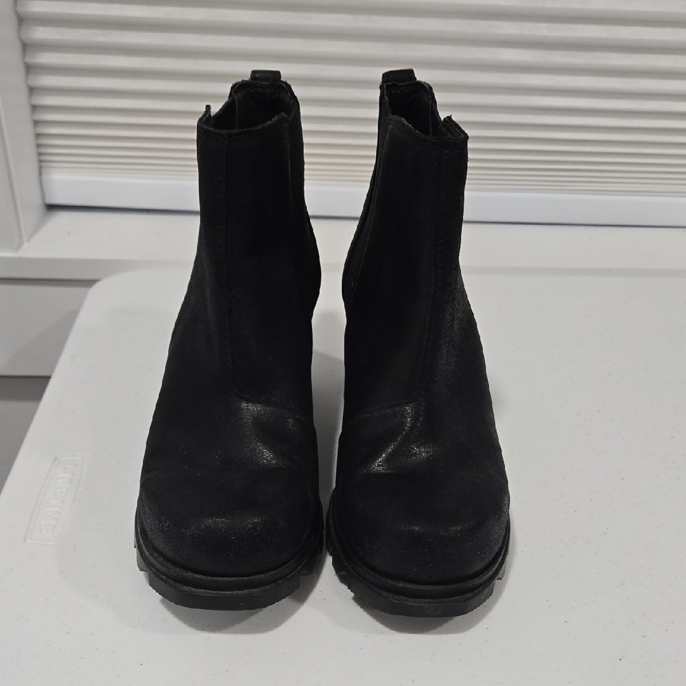 Sorel Black Ankle Booties